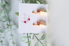 Load image into Gallery viewer, Medium Size Floral Studs