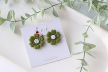 Load image into Gallery viewer, Medium Size Floral Studs