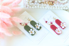 Load image into Gallery viewer, Handmade Floral Earrings – Dangle Earrings for Women