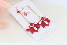 Load image into Gallery viewer, Coffee Cup Christmas Earrings – Handmade Festive Dangle Earrings for Women