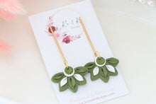 Load image into Gallery viewer, Coffee Cup Christmas Earrings – Handmade Festive Dangle Earrings for Women