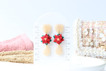 Load image into Gallery viewer, Poinsetta Christmas Dangle
