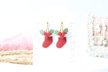 Load image into Gallery viewer, Stocking Holly Berry Earrings