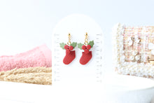 Load image into Gallery viewer, Stocking Holly Berry Earrings