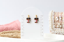 Load image into Gallery viewer, Holly Berry Coffee Cup Earrings