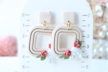 Load image into Gallery viewer, Floral Bunny Earrings