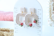Load image into Gallery viewer, Floral Bunny Earrings