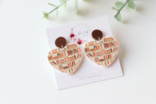 Load image into Gallery viewer, Stacked Booked Earrings