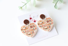 Load image into Gallery viewer, Stacked Booked Earrings