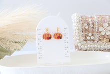 Load image into Gallery viewer, Pumpkin Earrings ( Orange )