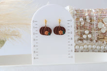 Load image into Gallery viewer, Pumpkin Earrings ( Snuff )
