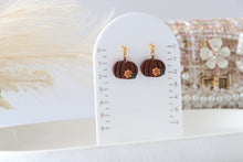 Load image into Gallery viewer, Pumpkin Earrings ( Snuff )