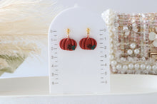 Load image into Gallery viewer, Pumpkin Earrings ( Dark Orange )