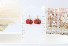 Load image into Gallery viewer, Pumpkin Earrings ( Dark Orange )