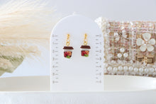 Load image into Gallery viewer, Autumn Coffee Cup Earrings