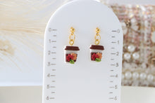 Load image into Gallery viewer, Autumn Coffee Cup Earrings