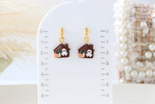 Load image into Gallery viewer, Halloween House Earrings
