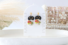 Load image into Gallery viewer, Pumpkin Web Earrings