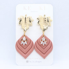 Load image into Gallery viewer, Floral Drop Earrings