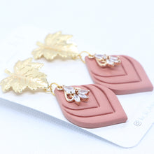 Load image into Gallery viewer, Floral Drop Earrings