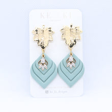 Load image into Gallery viewer, Floral Drop Earrings