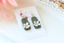 Load image into Gallery viewer, Handmade Floral Earrings – Dangle Earrings for Women
