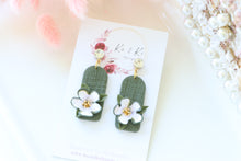 Load image into Gallery viewer, Handmade Floral Earrings – Dangle Earrings for Women
