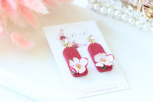Load image into Gallery viewer, Handmade Floral Earrings – Dangle Earrings for Women
