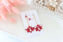 Load image into Gallery viewer, Coffee Cup Christmas Earrings – Handmade Festive Dangle Earrings for Women
