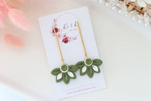 Load image into Gallery viewer, Coffee Cup Christmas Earrings – Handmade Festive Dangle Earrings for Women
