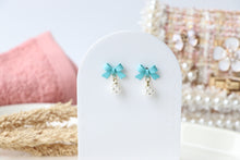 Load image into Gallery viewer, Blue Drop Earrings
